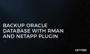 backup netapp rman